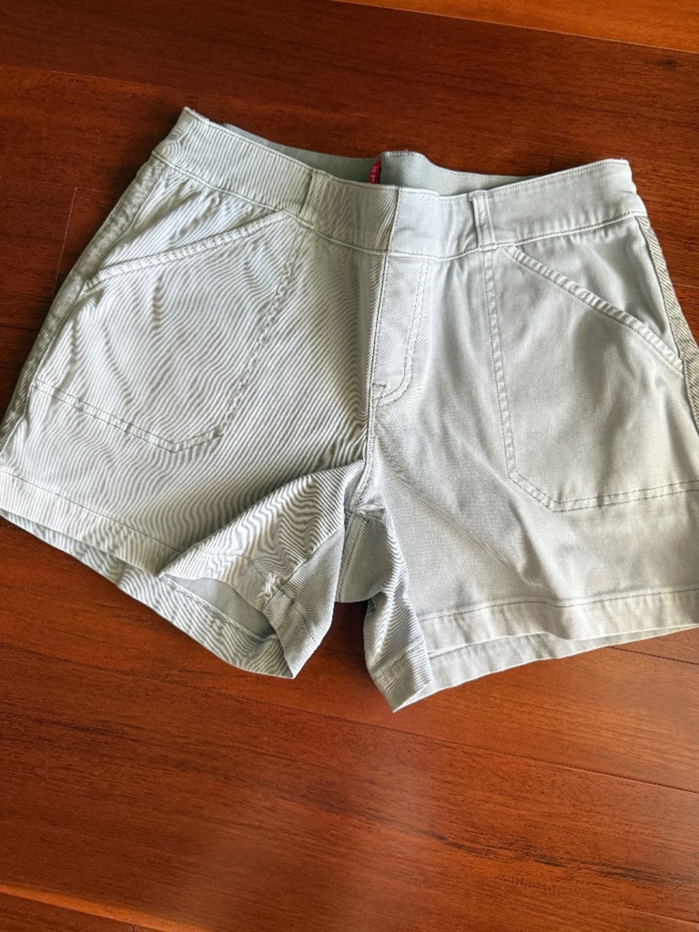Light gray Spanx shorts
